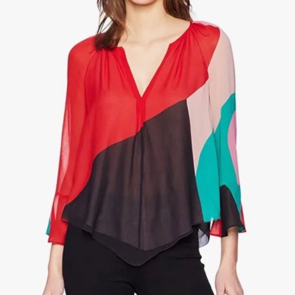 Joie Quinlynn Silk‎ Blouse, M